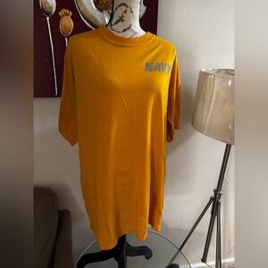 Men's Mustard Yellow Short Sleeve Tee